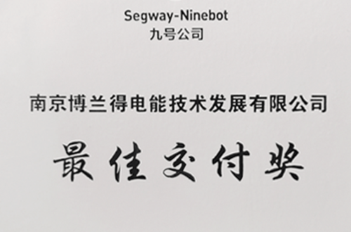 Segway Ninepot - Best Delivery Award